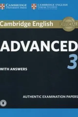 Cambridge English Advanced 3 Student's book with Answers + Audio Cambridge University Press 9781108431224