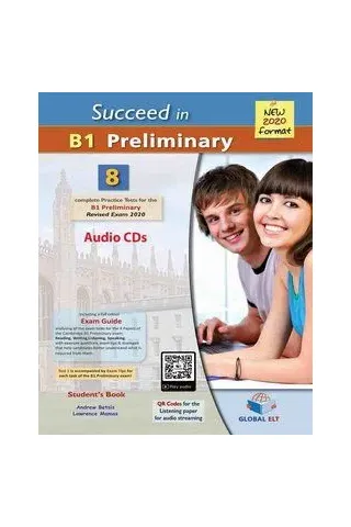 Succeed in B1 Preliminary 8 Complete Practice Tests 2020 Format Audio Cds