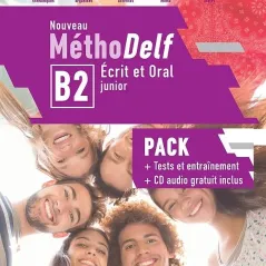 Nouveau Methodelf B2 Pack Eleve Livre + Tests Le Livre Ouvert 9786185258511