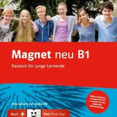 Magnet neu B1 Arbeitsbuch mit Audio-CD + Klett Book-App  Klett Hellas 9789605820077