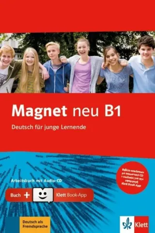 Magnet neu B1 Arbeitsbuch mit Audio-CD + Klett Book-App  Klett Hellas 9789605820077