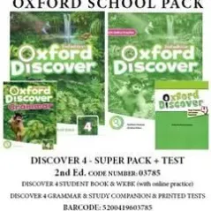 Discover 4 (II Ed) Super Pack (plus Tests) – 03785 Oxford University Press 5200419603785