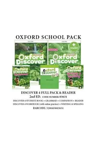 Discover 4 (II Ed) Full Pack Plus Reader -03631 Oxford University Press 5200419603631