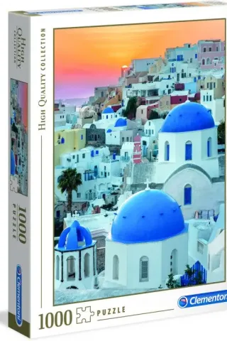 Clementoni - Puzzle 1000 HQ Collection Santorini