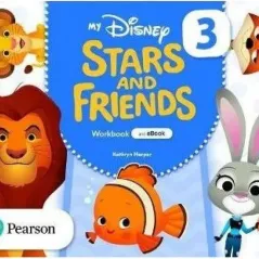 My Disney Stars and Friends 3 Workbook  + E-boo Pearson 9781292395517