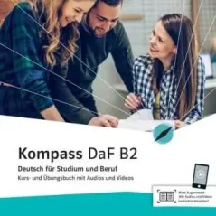 Kompass DaF B2 Kurs und Ubungsbuch mit Audios + Glossar