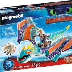 Playmobil Dragons Άστριντ και Λευκή Οργή για 4-10 ετώ Playmobil 70728