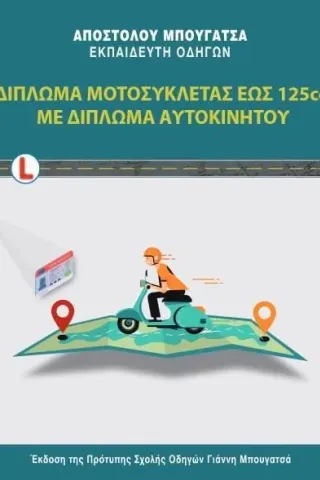 Δίπλωμα μοτοσυκλέτας έως 125cc με δίπλωμα αυτοκινήτου