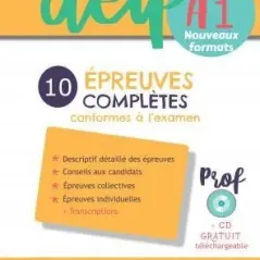 Delf junior A1 Nouveau 10 Epreuve Complet Trait D'Union 9789606241406