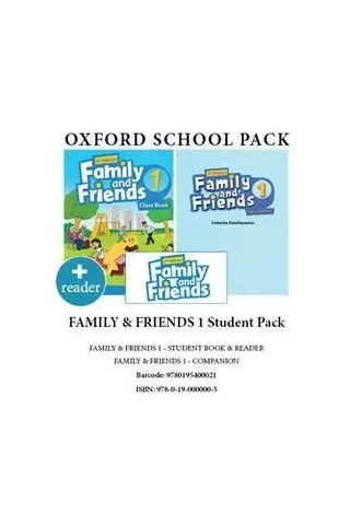 Family and Friends 1 Student's book + Reader + New Companion 2nd Edition