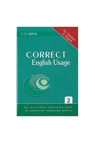 Correct English Usage 2 Grivas Publications 978-960-409-625-1
