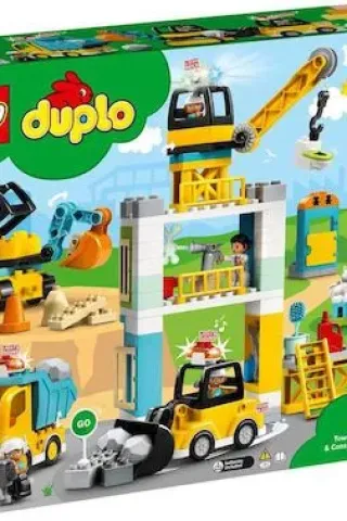 Lego Duplo Tower Crane & Construction για 2+ ετών 10933