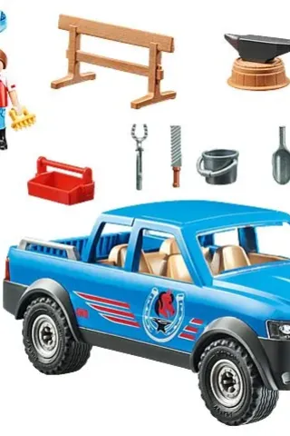 Playmobil Country Mobile Blacksmith with Light Effect για 4-10 ετών 70518
