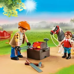 Playmobil Country Mobile Blacksmith with Light Effect Playmobil 70518