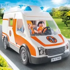 Playmobil City Life Ασθενοφόρο με Διασώστες 70049