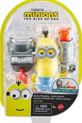 Mattel Minions The Rise of Gru Flame Throwing Kevin GMD91