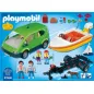 Playmobil Family Fun 4144 Oικογενειακό βαν με βάρκα και τρέιλερ για 4+ ετών