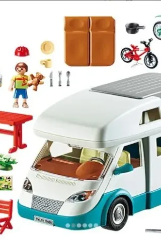 Playmobil Family Fun Αυτοκινούμενο Οικογενειακό Τροχόσπιτο 70088