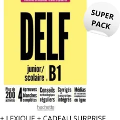 Super Pack DELF Scolaire & Junior B1 Nouveau F Hachette 9782021000023