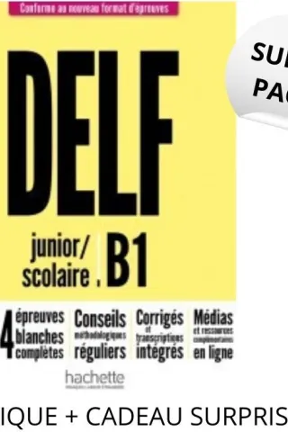 Super Pack DELF Scolaire & Junior B1 Nouveau Format