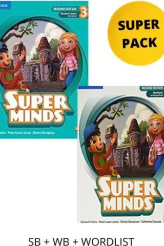 SUPER MINDS 3 SUPER PACK (SB + WB + WORDLIST) 2nd edition