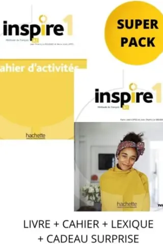 Inspire 1 Super Pack (Livre + Cahier + Lexique + Cadeau Surprise)