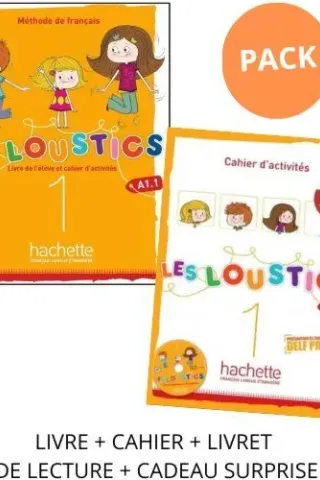 Les Loustics 1 Pack (Livre + Cahier + Livret de Lecture + Cadeau Surprise)