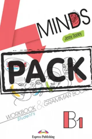 4Minds B1 Workbook and Grammar Student's Book (with DigiBooks App)