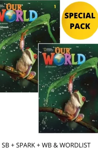 OUR WORLD 1 SPECIAL PACK FOR GREECE (SB + SPARK + WB & WORDLIST) BRIT. ED 2ND ED