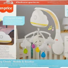 Fisher Price Μόμπιλε Κούνιας με Μουσική και Περιστροφή Ονειρεμένα Συννεφάκια GRP99