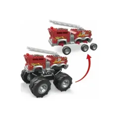 Mega Bloks Τουβλάκια Monster Truck - Πυροσβεστικό Όχημα  Mattel HHD19