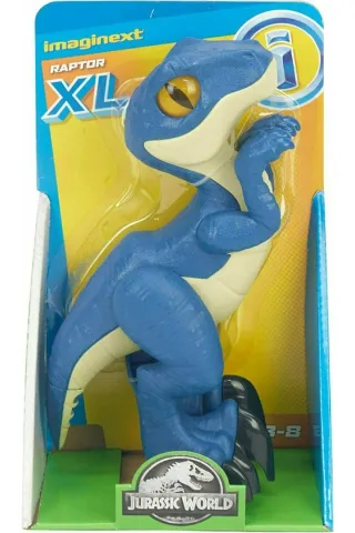 Imaginext Jurassic World Raptor XL Dinosaur Action Figur MATTEL GWP07