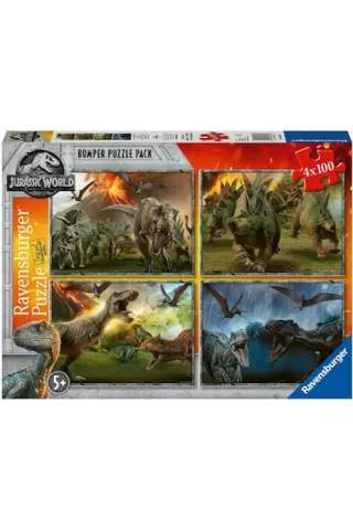 Ravensburger Puzzle 4x100 Jurassic Park 06976