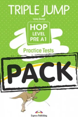 Triple Jump Hop Level Pre A1 Practice Tests (with DigiBooks App)