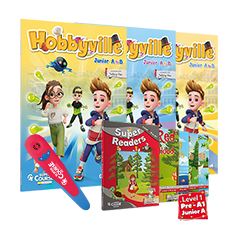 Hobbyville Junior A to B Πακέτο + R SuperCourse Hobby-ab-rev-pack-pen