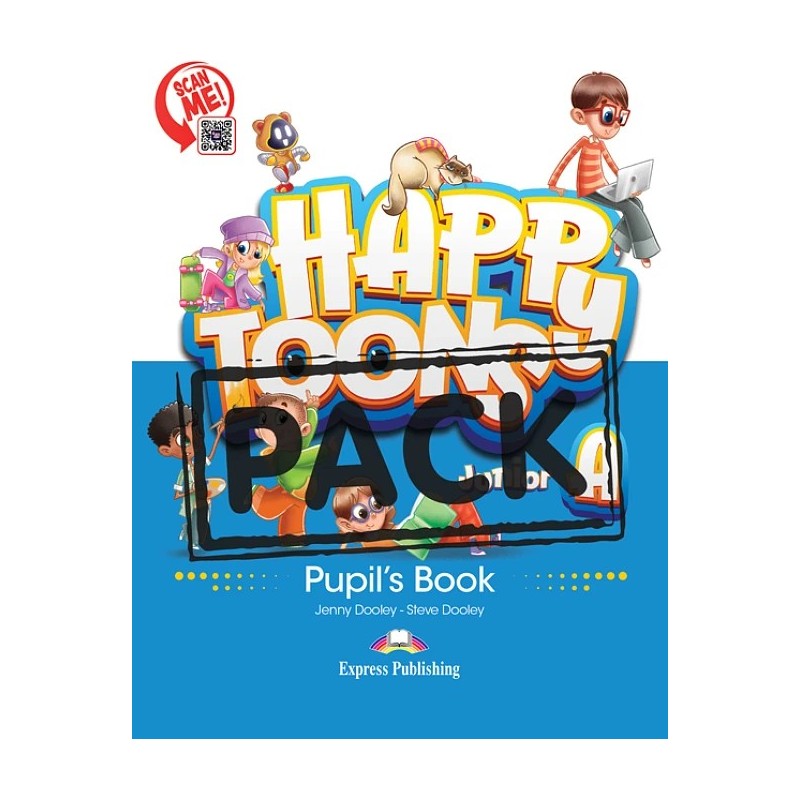 HappyToons Junior A Pupil's Pack (with Alphabet Book & DigiBooks App)