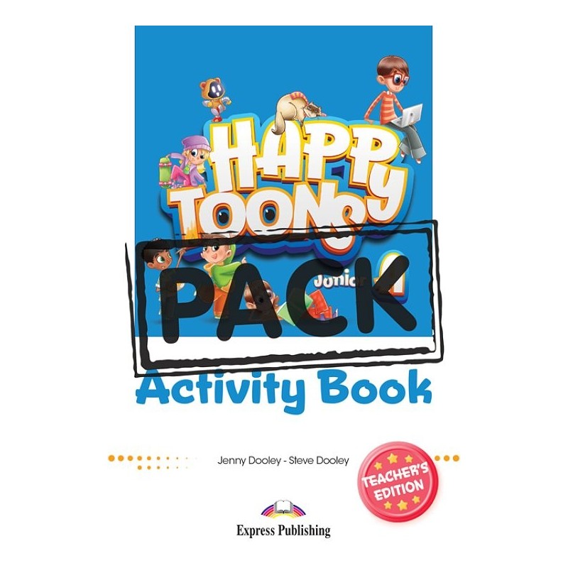 HappyToons Junior A  Activity Book Teacher's Edition (with DigiBooks App)