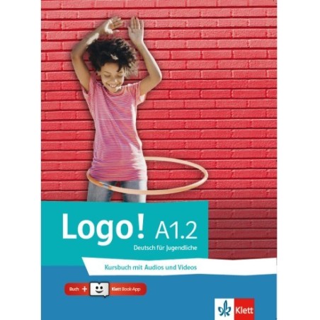 Logo A1.2 Kursbuch mit Audios  +Videos+ Kl Klett Hellas 9789605821807