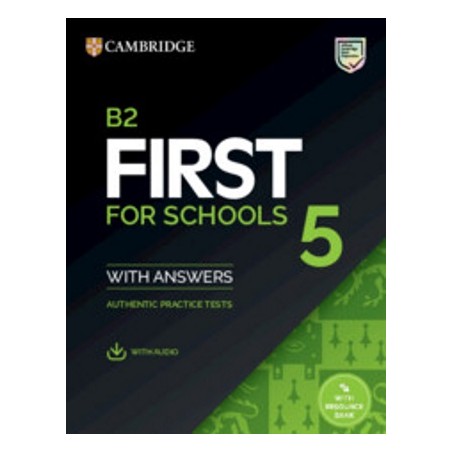 Cambridge B2 First for Schoo Cambridge University Press 9781009273015