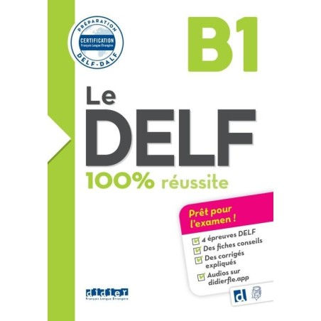 Le DELF 100% Reussite B1 Eleve  HATIER 9782278112388