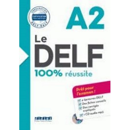 Le DELF 100% Reussite A2  HATIER 9782278102525