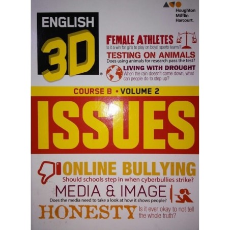 English 3D Course B Volume 2 Issues Bo HOUGHTON MIFFLIN 9780358609520