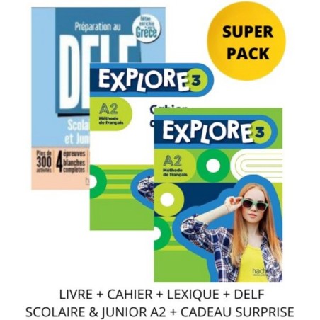 Super Pack Explore 3   Livre d 'Eleve, Cahier  Hachette 9782021000082