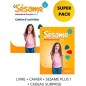 Sesame 1 Super Pack (LIVRE + CAHIER + SESAME PLUS 1 + CADEAU SURPRISE)