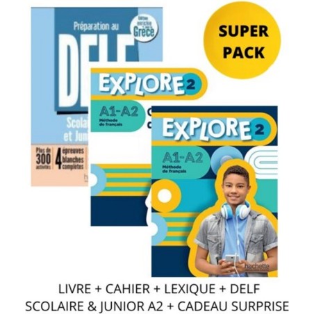 Super Pack Explore 2 Hachette 9782021000020