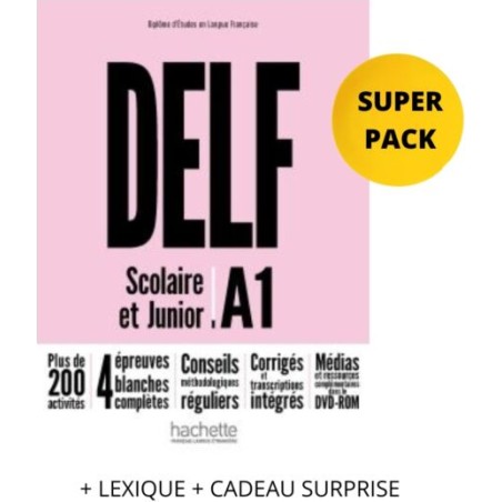 Super Pack DELF Scolaire & Junior A1 Hachette 9782021000022