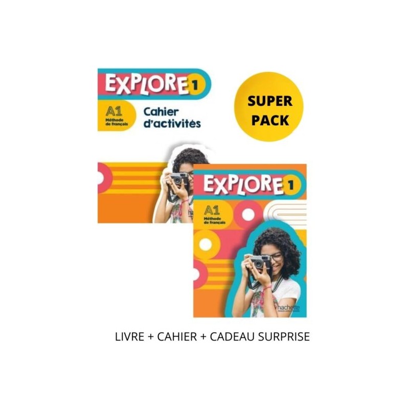 Explore 1 Super Pack (Livre +Cahier +Cadeau Surprise)