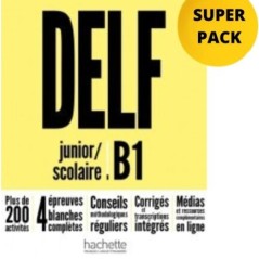 Delf Scolaire & Junior B1 Super Pack  + Lexiqu Hachette 9782022202224