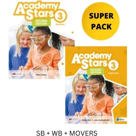 Academy Stars 3 Super Pack  Student's book +  Macmillan 9782024240035