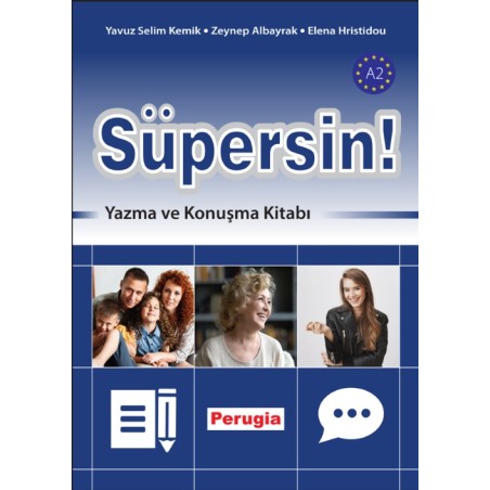 Supersin A2 Yazma ve Konusma Kitabı Perugia 9789607337139